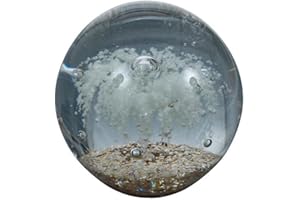 PFRONTEN Rêve Boule 9,5cm, boule de verre, Presse-papier, Désir-Boule, décoration en verre