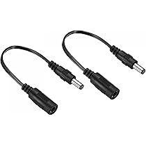 httx 10-pack 5.5 mm x 2.5 mm DC macho Barrel Jack, Solder Socket de