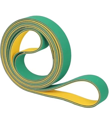 YONGETYC Flacher Nylon-Antriebsriemen – 2000x60 Mm, 3 Mm Dick, Gelb-grün, Für Förderanlagen