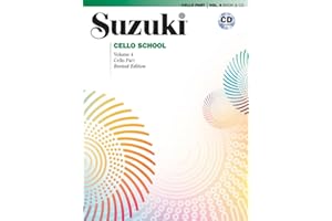 Suzuki cello school, vol 4 - recueil + cd - revised edition - violoncelle: Cello Part, Book & CD