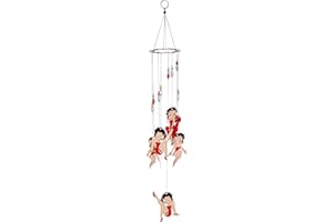 Spoontiques Betty Boop - Scacciapensieri a vento in metallo, 17 cm, decorazione da giardino, articolo #126007