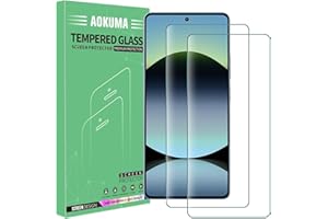 AOKUMA Szkło hartowane kompatybilne z Xiaomi Redmi Note 13 5G, 2 sztuki, osłona ekranu do Redmi Note 13 5G, 0,26 mm, wyjątkowo odporna na zarysowania, wysoka rozdzielczość, łatwa instalacja