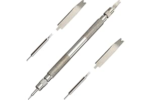 DNDGDLUA Set di strumenti per la rimozione del cinturino dell'orologio, strumento per barra a molla, manico in acciaio inossidabile, kit di riparazione per orologi per rimuovere il cinturino, regolazione delle