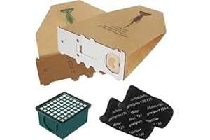 TOMKITY 20 Staubsaugerbeutel für Vorwerk Kobold 130/131/131SC mit 1 HEPA Filter + 2 Motorfilter