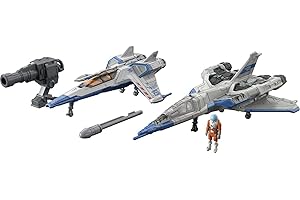 Buzz Lightyear HHY16 Disney Pixar Buzz Astral Seria Hipernapęd Zestaw 2 statków kosmicznych + minifigurka i odczepiane działo