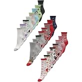 ONLY Kadın ONL24 MULTI XMAS SOCK BOX 24-PACK &Ccedil;orap, Beyaz, ONE SIZE