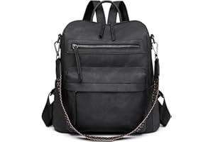 Puwuzixi Frauen Rucksack Wasserdicht Anti-Diebstahl PU Mode Reisen Mehrzweck Cabrio Geldbörse Umhängetasche Handtasche Rucksack