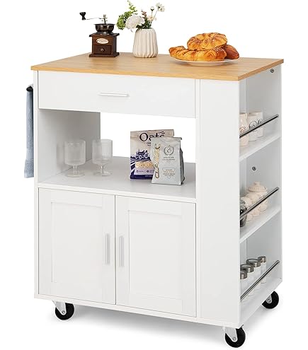 Kesper | Küchenwagen, Material: Holz, Maße: 45/97 x 37 x 75,5 cm, Farbe