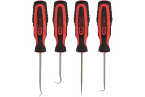 KS Tools Splintentreibersatz, hochglanz verchromt, 4-tlg Hakenwerkzeug-Satz