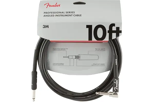 Fender PRO 10 ANGL INST CABLE BLK