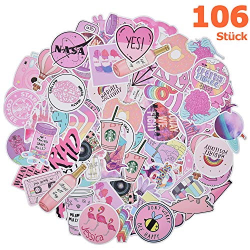 Stickers Pack For Teens Skateboard Bumper Notebook Luggage Guitar