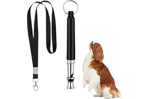 CUAYAES Dog Whistle,Adjustable Ultrasonic Silent Dog Whistle,Dog Whistle To Stop Barking Neighbors Dog,Dog Training Whistles Professional Dog Whistles For Recall with Lanyard