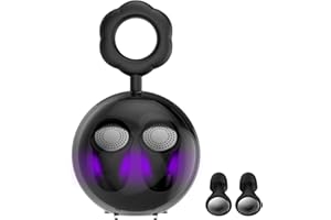 IDE11 Tapones para Dormir con Desinfección UV, Espuma Viscoelástica y Silicona, Cancelación de Ruido hasta 35 dB, Tapones Reutilizables para Dormir de Lado, Viajar, Trabajo y Estudio, con 4 Tapones