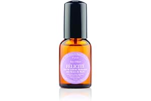 Elixirs & Co - Eau de toilette aux Fleurs de Bach - Bien-être - 100% Naturell - Vegan - Bio - Made in France - Félicité - Eau de Toilette Relaxante - 30ml