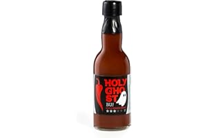 I LOVE SPICY Holy Ghost 100 ml – Salsa Picante Artesanal con Red Savina, Cacao y Canela – Vegana – Nivel 3/5 – Para Amantes del Sabor