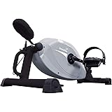 Skandika Liten mini cyclette con computer LCD, 8 livelli di resistenza, braccio e torace trainer per la casa, l'ufficio e la 