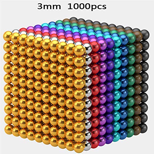 UIUK Buck Ball,5Mm Magic Building Magnets Bloques Escultura Juguetes Para Desarrollo Inteligencia Y Alivio Del Estrés,Ideal Para Educación Casa Escuela De Oficina,G