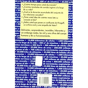 Las cifras record del cuerpo humano