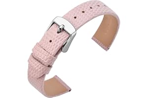 ANNEFIT Correa Reloj 10mm 12mm 13mm 14mm 15mm 16mm 18mm 20mm Mujer, Correas Repuesto de Suave Cuero de Becerro
