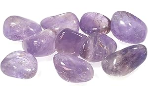 GEOFOSSILS Amethyst Tumble Stone (20-25mm) 10 Pack