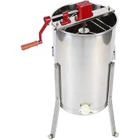 Iglobalbuy manuelle Honigschleuder HS 3 Rahmen Waben Honig Edelstahl Imkerei Schleuder