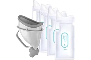 AKONE 5 bolsas de orina para viajes de camping bolsa de orina bolsa de conveniencia de emergencia para coche, bolsa de vómitos portátil para autoconducción mareos unisex para tráfico camping vómitos