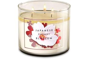 BATH & BODY WORKS Bougie 3 mèches Japanese Cherry Blossom Bath and Body Works