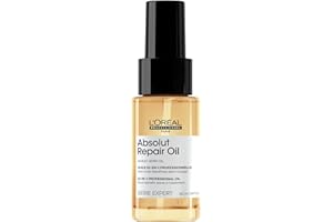 L'Oréal Professionnel Paris Olio per Capelli Luminosi, Termoprotettore, Anti Crespo, Trattamento per Capelli Secchi, Absolut Repair 10 in 1 Multiuso, 30 ml