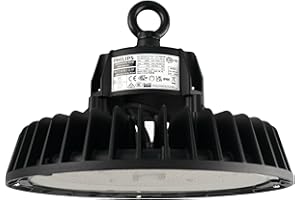 Ledvion - LED High Bay 100W Driver, Dimmable, 175lm/W, 17.500 Lm, 3000K, IP65, Garantie 5 Ans, Lampe UFO