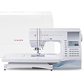Singer Quantum Stylist 9960 Electronic Sewing Machine - Built-in Automatic Needle Threader, 100 Stitch Programs, 2 LED Lights