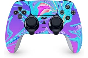 Wonhomke Design en Couleurs Pures pour Skins pour Manette de Jeu PS5 pour Autocollant pour Manette de PS5 pour PS5 Controllers Controller PVC Sticker (PS5-001)
