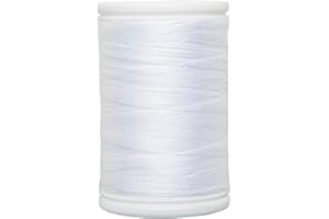 DMC - Fil à Coudre câblé - 100% Coton | Résistant - Souple à l'utilisation | Bobine de 300 m | Noir et Blanc