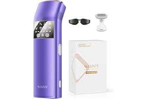 SALLOOT 2025 New Laser Hair Removal Device, 25J Triple Pulse Permanent IPL Hair Removal Device for Ingrown & Coarse Hair, 37°F Painless Sapphire Ice Cooling Hair Removal for Legs, Facial, Armpits, Bikini