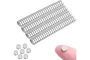 IUKUNNE 100 PCS Aimants Néodyme,5x2mm Mini Aimant Frigo,Aimant à Disque Rond Minuscule,Aimants Néodyme Puissants,Petits Ronds Magnet,Aimants,Mini Aimants,pour Réfrigérateur,Images,Bricolage