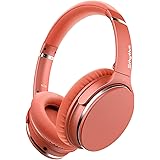 Srhythm NC25 Casque Bluetooth à Réduction de Bruit 5.0, Casque Couvrant Léger et sans Fil avec Mode de Jeu à Latence Faible, 