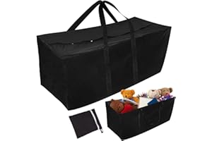 DIYARTS 210D Oxford Tissu Grand Jardin Sac De Rangement Étanche Patio Meubles Coussin Sac De Rangement Léger Zippé Étui (173 * 76 * 51cm)