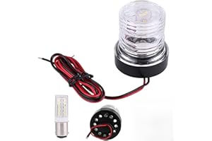 Uadme 360 Luces De NavegacióN Para Barcos, Dc12V-24V Luz Barcos ​​Grados Led Alto Brillo SeñAl Equipos Marina EléCtrica