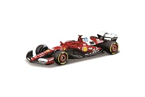 Bburago - F1 Ferrari SF-25#44 Lewis Hamilton 2025, Diecast-bil i skala 1:64, detaljerad replika av Formel 1-monoposto, officiell Ferrari-licens, samlarblister, 14+