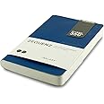 Zequenz A6- Size Blue Notebook | Squared Acid Free Paper | 256 Pages | 70GSM | 360 Degree Flexibility | 100% Handmade | PU and White paper | Galaxy Series | Bookmark Included