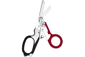 FLRMINGIGIGI Emergency Shears mit Strap Cutter und Glass Breaker Faltbare Scherenzange aus Edelstahl, Outdoor Camping Rescue Scissors Tools