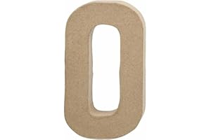 CRAFTY CROCODILES Papier Paper Mache Large Letters 20.5cm - Cardboard Craft (O)