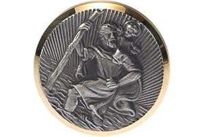 Accessoire pour voiture 19121 Christophe Plaque décorative chromée