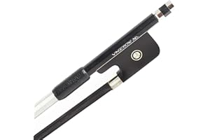 VINGOBOW Naturale Crine Di Cavallo Nero in Fibra di carbonio viola fiocco selvatici e potente Tone