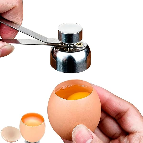 Ouvre-Œuf En Acier Inoxydable - Découpe Propre Sans Éclats, Idéal Pour Cuisine Et Pâtisserie