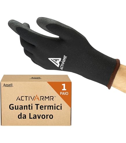 Guanti Grip Termico PORTWEST A140 Colore Arancione/nero - Foto 4