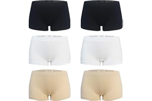 Libella - Lot de 6 - Femme Boxer - Basics Shorties Uni - Sport Seamless Culottes - 3908