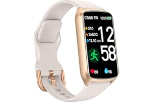 Fitness Tracker Fitness Watch Women Men Up to 7 Days Battery Life, 20+ Training Modes, SpO2 Tracking, Sleep Monitor, Heart Ra