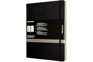 ‎MOLESKINE Moleskine - Pro Projektplaner un Notizbuch, Professioneller Terminkalender, Produktivität für Projekte und Projektmanagement, Hardcover, Format 19 x 25 cm, Farbe Schwarz, 288 Seiten