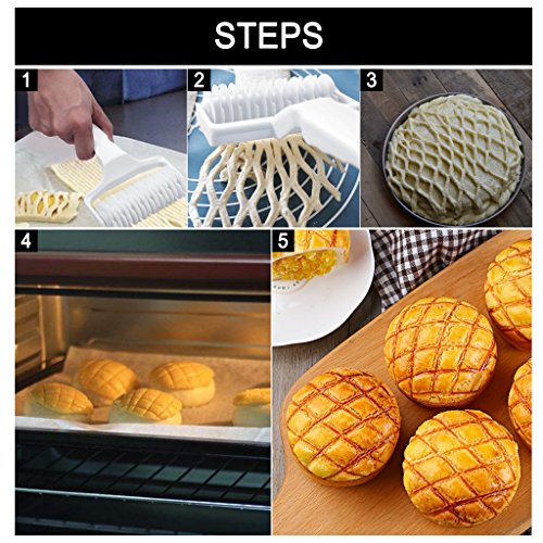 Edealing 1X New Backen-Werkzeug Plätzchen-Pie Pizza Pastry Gitter Rollenscherblock - 5