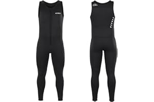 Osprey Long John Combinaison de Surf sans Manches en néoprène pour Homme Noir 3 mm